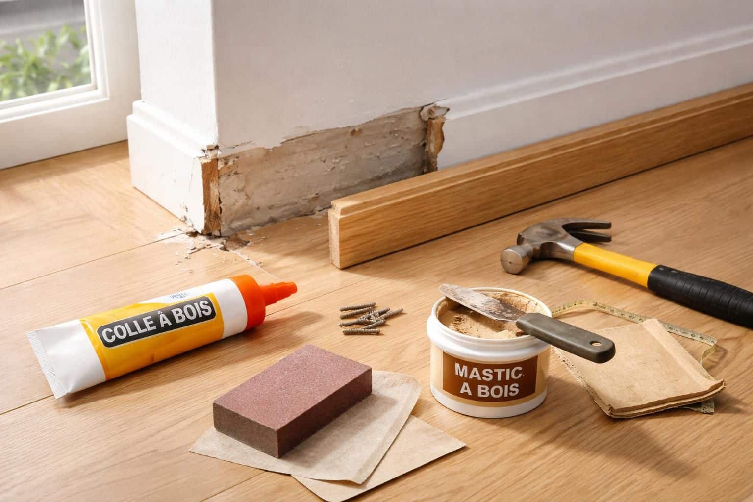 d&eacute;couvrez comment r&eacute;parer facilement une plinthe en bois cass&eacute;e gr&acirc;ce &agrave; nos conseils pratiques et astuces pour restaurer l'apparence de votre int&eacute;rieur.