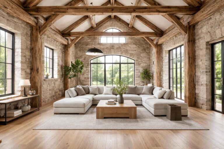 découvrez comment transformer une étable rustique en un salon moderne et chaleureux, alliant charme authentique et design contemporain pour un espace unique.