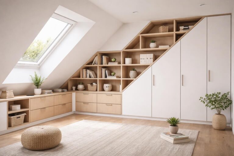 découvrez comment utiliser les sous-pentes pour optimiser l'espace de rangement et organiser votre intérieur de manière pratique et esthétique.