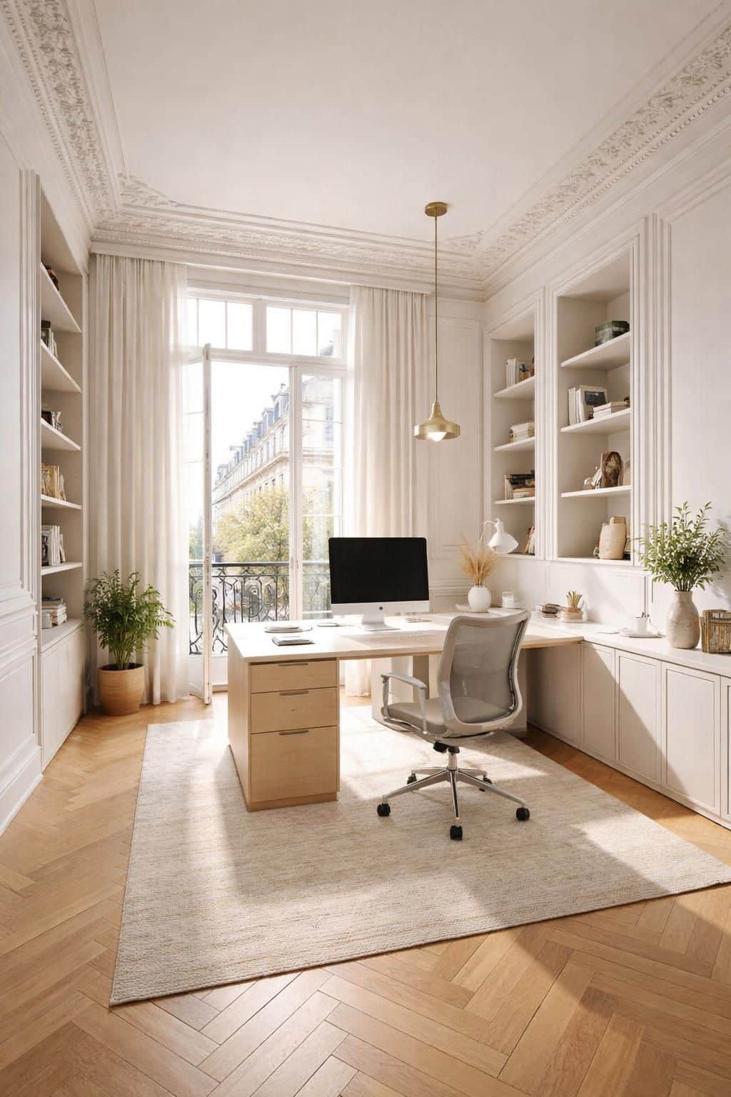 découvrez comment aménager un appartement haussmannien pour optimiser votre espace de télétravail alliant charme de l'ancien et fonctionnalité moderne.