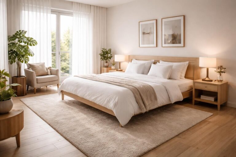 découvrez nos conseils pour aménager une chambre spacieuse et élégante avec un lit king size, alliant confort et style pour un espace de rêve.