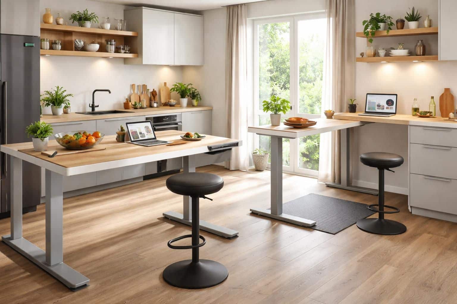 d&eacute;couvrez comment am&eacute;nager une cuisine adapt&eacute;e pour cuisiner debout ou assis, alliant confort et fonctionnalit&eacute; pour tous les besoins.