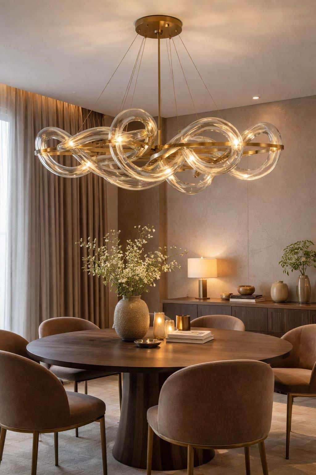 découvrez comment choisir un luminaire sculptural pour sublimer votre salle à manger et créer une ambiance unique et conviviale.