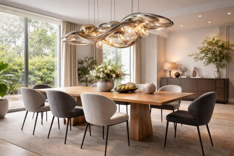 découvrez comment choisir un luminaire sculptural pour sublimer votre salle à manger avec style et originalité.