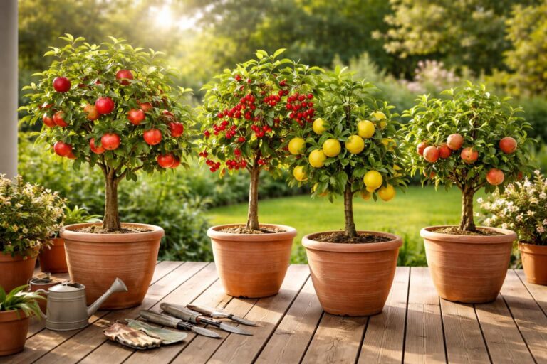 apprenez à cultiver des arbres fruitiers nains en pot facilement grâce à nos conseils pratiques pour un jardinage réussi même en espace restreint.