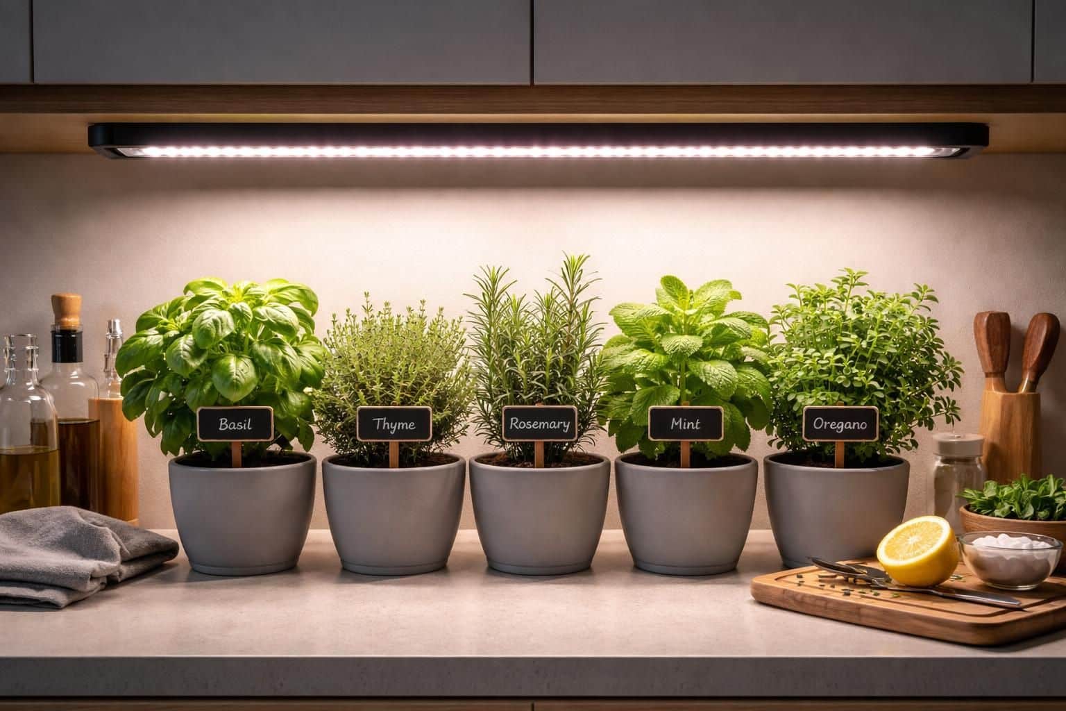 découvrez comment cultiver des aromates chez vous toute l'année grâce à une lampe led, pour des herbes fraîches et savoureuses même sans lumière naturelle.