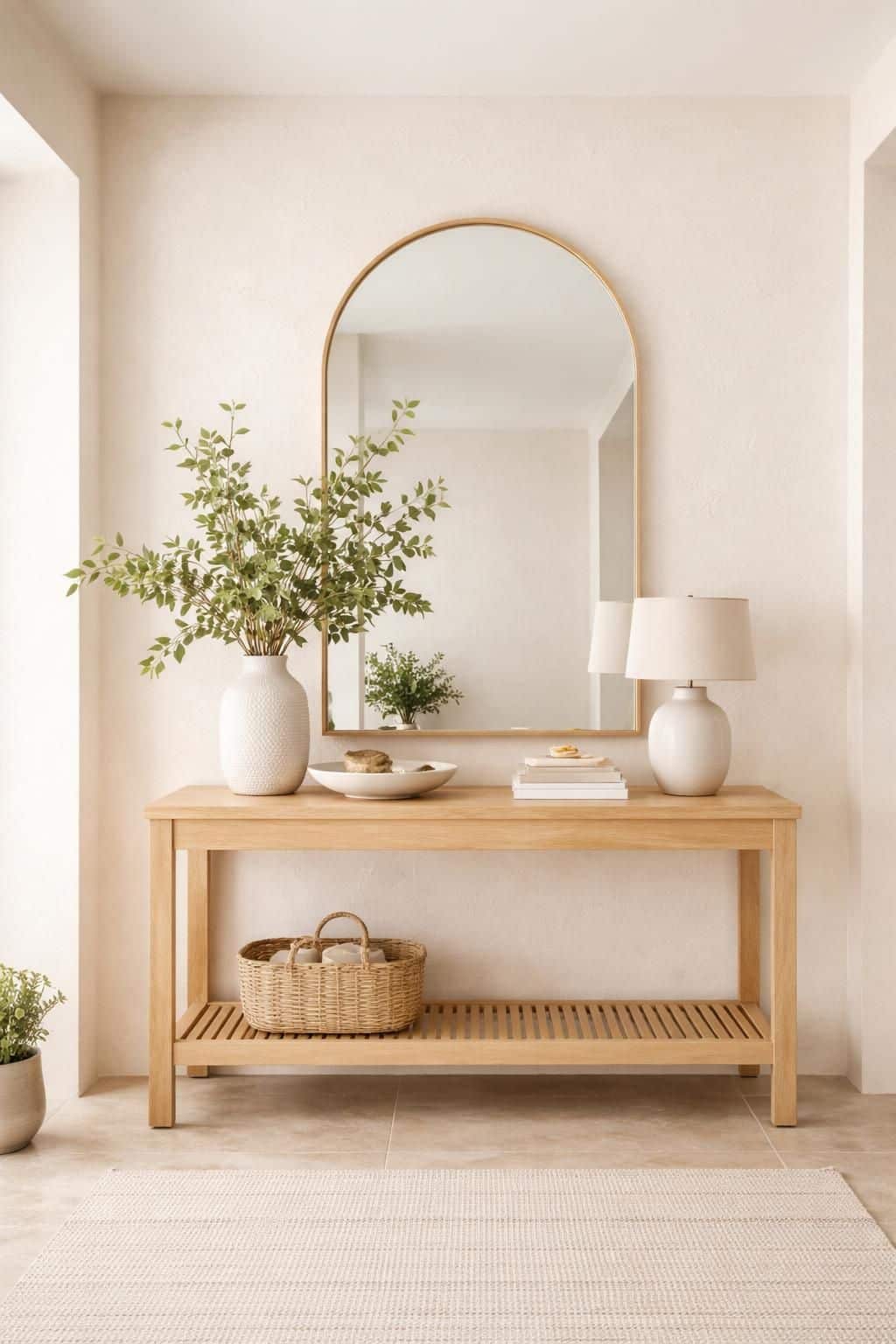 d&eacute;couvrez comment d&eacute;corer une entr&eacute;e avec une console et un miroir pour cr&eacute;er un espace accueillant et &eacute;l&eacute;gant, alliant fonctionnalit&eacute; et style.
