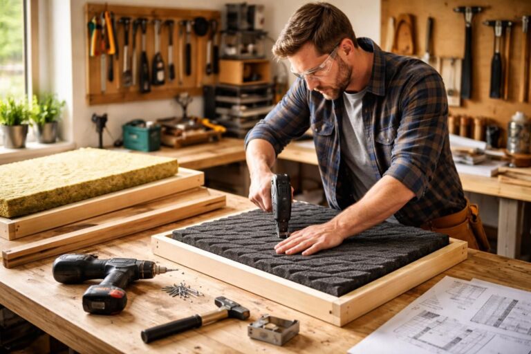 apprenez à fabriquer un panneau acoustique diy facilement avec notre guide étape par étape pour améliorer l'isolation sonore de votre espace.