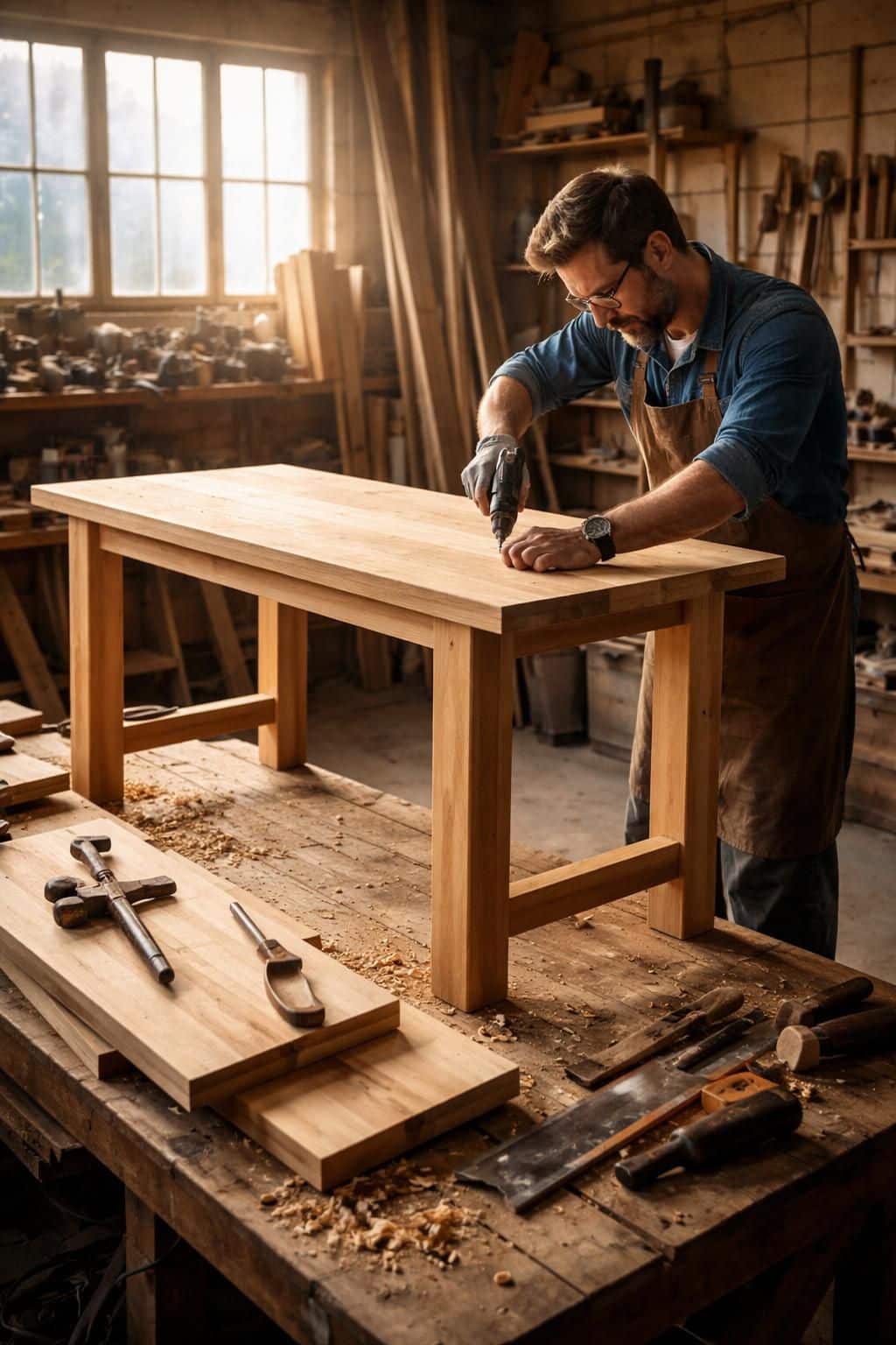 apprenez à fabriquer une table haute en bois massif avec notre guide étape par étape, alliant robustesse et élégance pour votre intérieur.