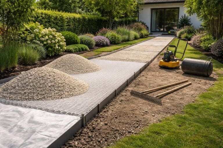 découvrez comment créer une allée de graviers stabilisés durable et esthétique, avec des conseils pratiques pour une installation facile et réussie.