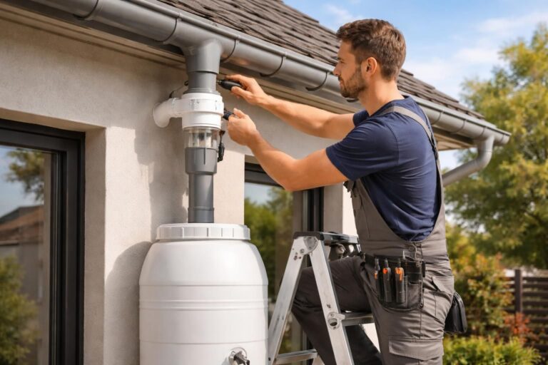 découvrez comment installer un récupérateur d'eau de pluie aérien sur votre gouttière pour économiser l'eau facilement et préserver l'environnement.