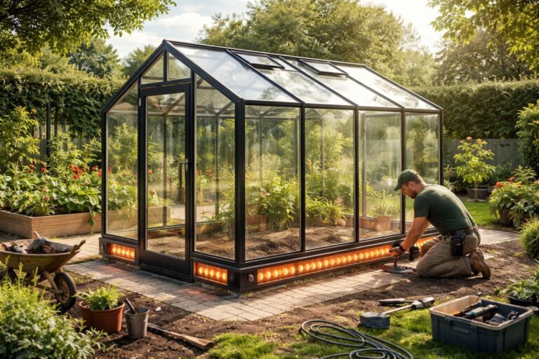 découvrez comment installer une serre en verre chauffée pour prolonger la saison de culture et protéger vos plantes du froid efficacement.
