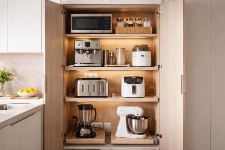 découvrez comment optimiser l'espace de votre placard pour électroménager afin de gagner en rangement et en organisation dans votre cuisine.