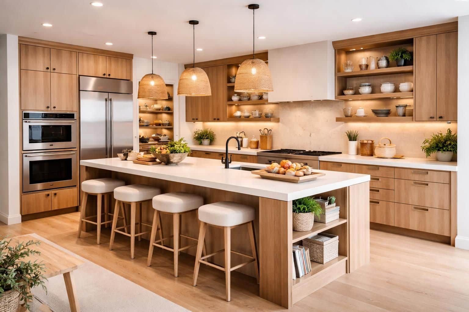 d&eacute;couvrez des conseils pratiques pour optimiser votre cuisine afin qu'elle soit fonctionnelle et adapt&eacute;e &agrave; une famille nombreuse, alliant espace, rangement et convivialit&eacute;.