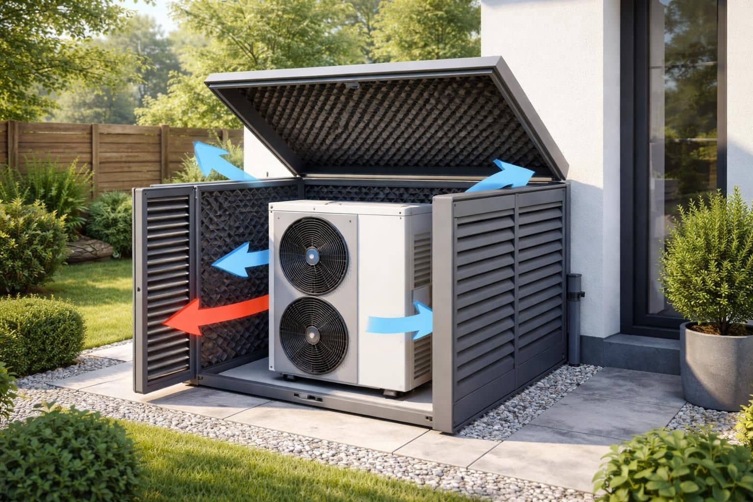 d&eacute;couvrez des astuces efficaces pour r&eacute;duire le bruit de votre pompe &agrave; chaleur et profiter d'un confort sonore optimal chez vous.