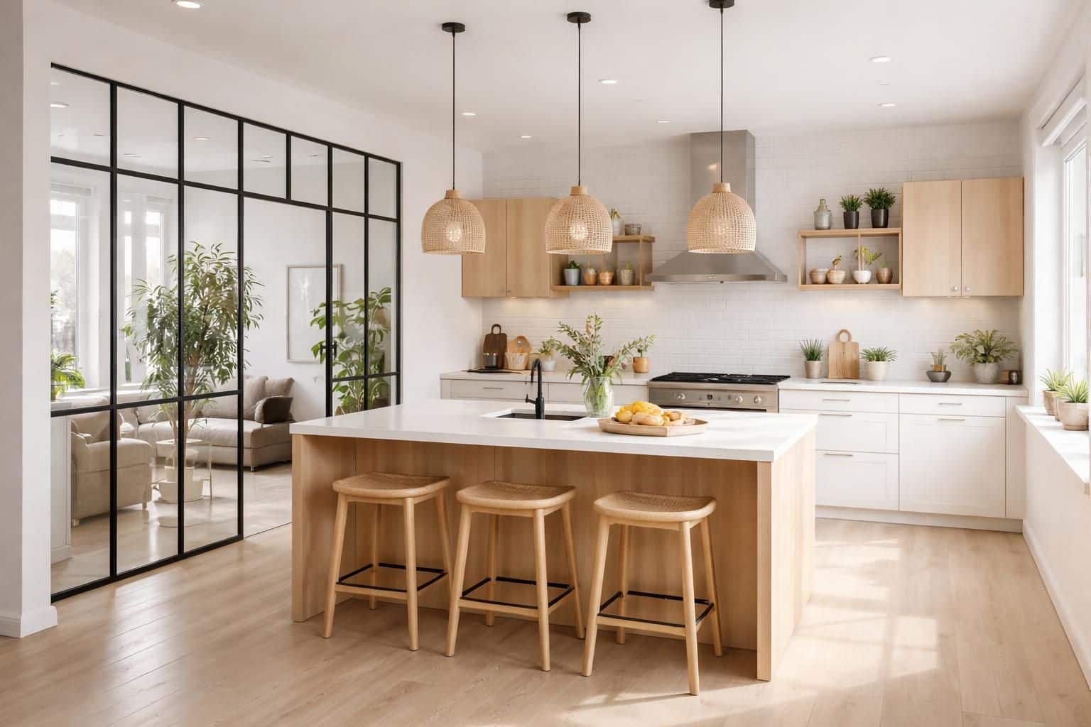 découvrez comment transformer une cuisine fermée en cuisine semi-ouverte pour gagner en luminosité et convivialité, avec des astuces pratiques et des idées déco simples.