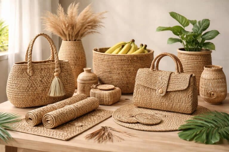 découvrez comment utiliser des objets en fibre de bananier pour allier écologie et design dans votre quotidien.