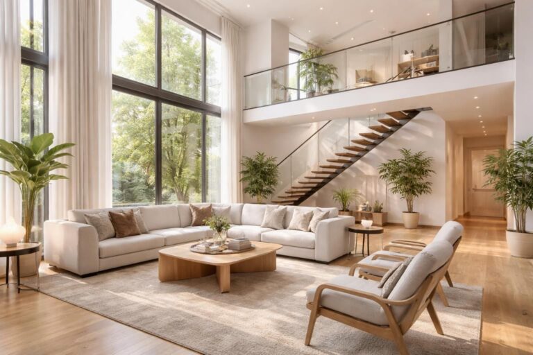 découvrez comment aménager un salon avec une double hauteur sous plafond pour maximiser l'espace, la luminosité et le style de votre intérieur.