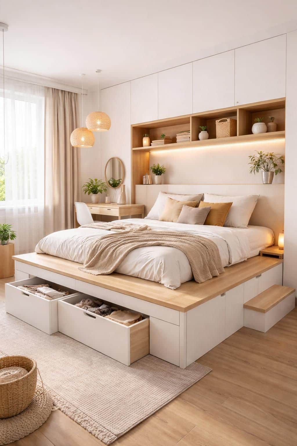 d&eacute;couvrez comment am&eacute;nager une chambre avec une estrade pour optimiser l'espace, cr&eacute;er une ambiance chaleureuse et ajouter un design unique &agrave; votre int&eacute;rieur.