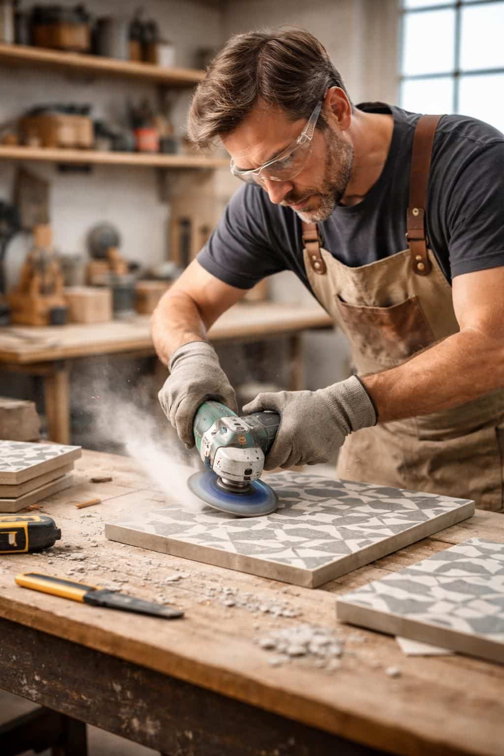 découvrez comment couper des carreaux de ciment facilement et en toute sécurité avec une meuleuse, grâce à nos conseils pratiques et astuces professionnelles.