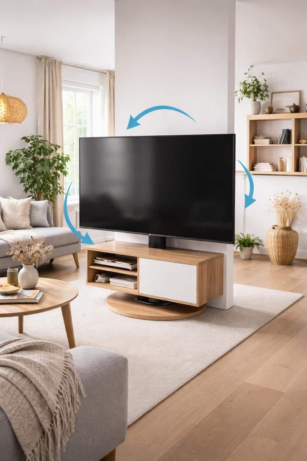 découvrez comment créer un coin tv pivotant pratique et moderne pour optimiser votre espace et profiter d’un angle de vision parfait dans votre salon.
