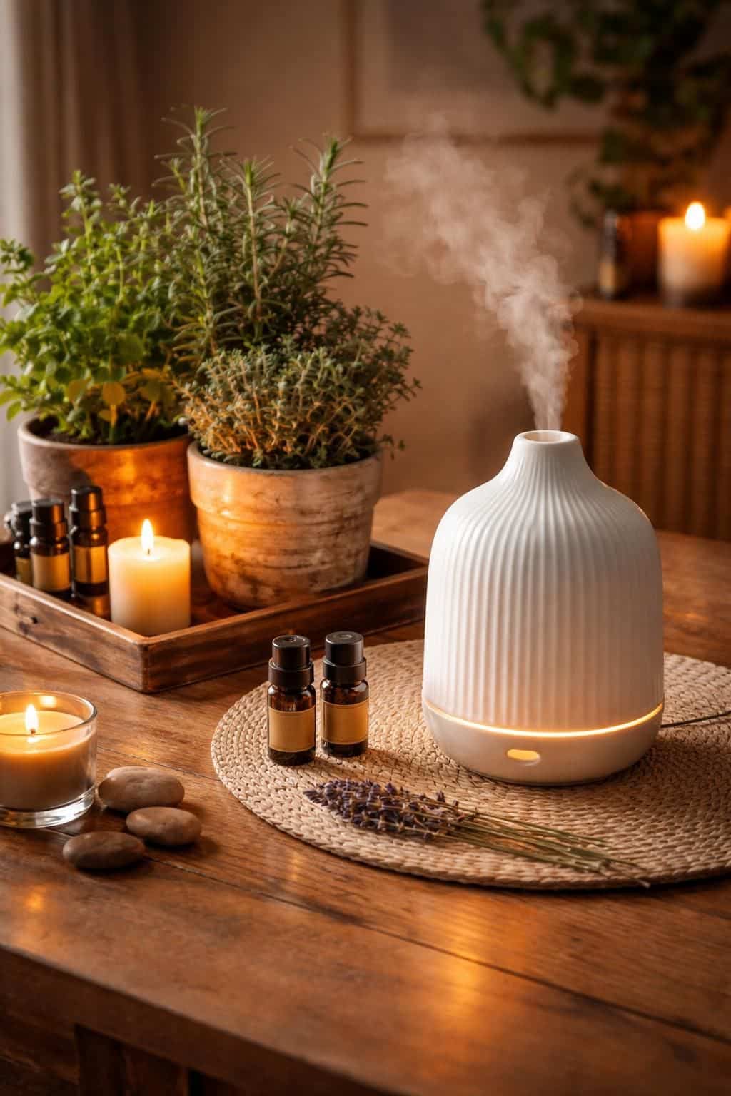 d&eacute;couvrez comment cr&eacute;er un coin aromath&eacute;rapie chez vous pour profiter des bienfaits des huiles essentielles et favoriser la relaxation au quotidien.