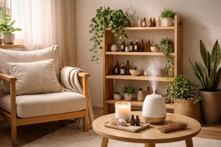 découvrez comment créer un coin aromathérapie apaisant chez vous pour profiter des bienfaits des huiles essentielles et favoriser votre bien-être au quotidien.