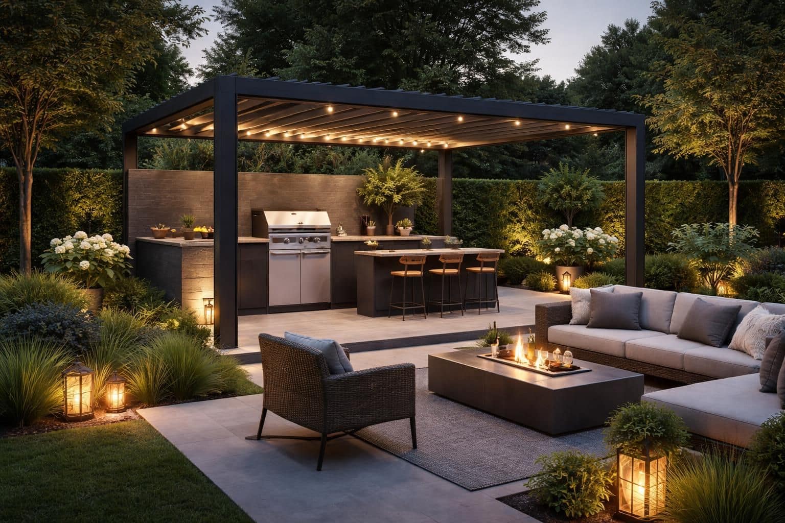 d&eacute;couvrez comment cr&eacute;er un espace barbecue fonctionnel, alliant design pratique et convivialit&eacute; pour des moments de partage r&eacute;ussis en plein air.