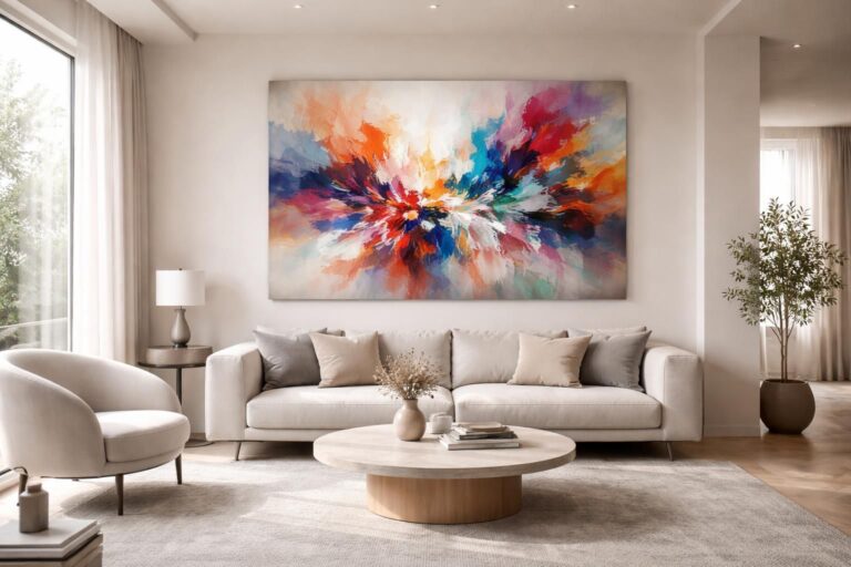 apprenez à créer un point focal spectaculaire dans votre intérieur en utilisant un tableau grand format, pour transformer et valoriser votre espace de manière élégante et originale.
