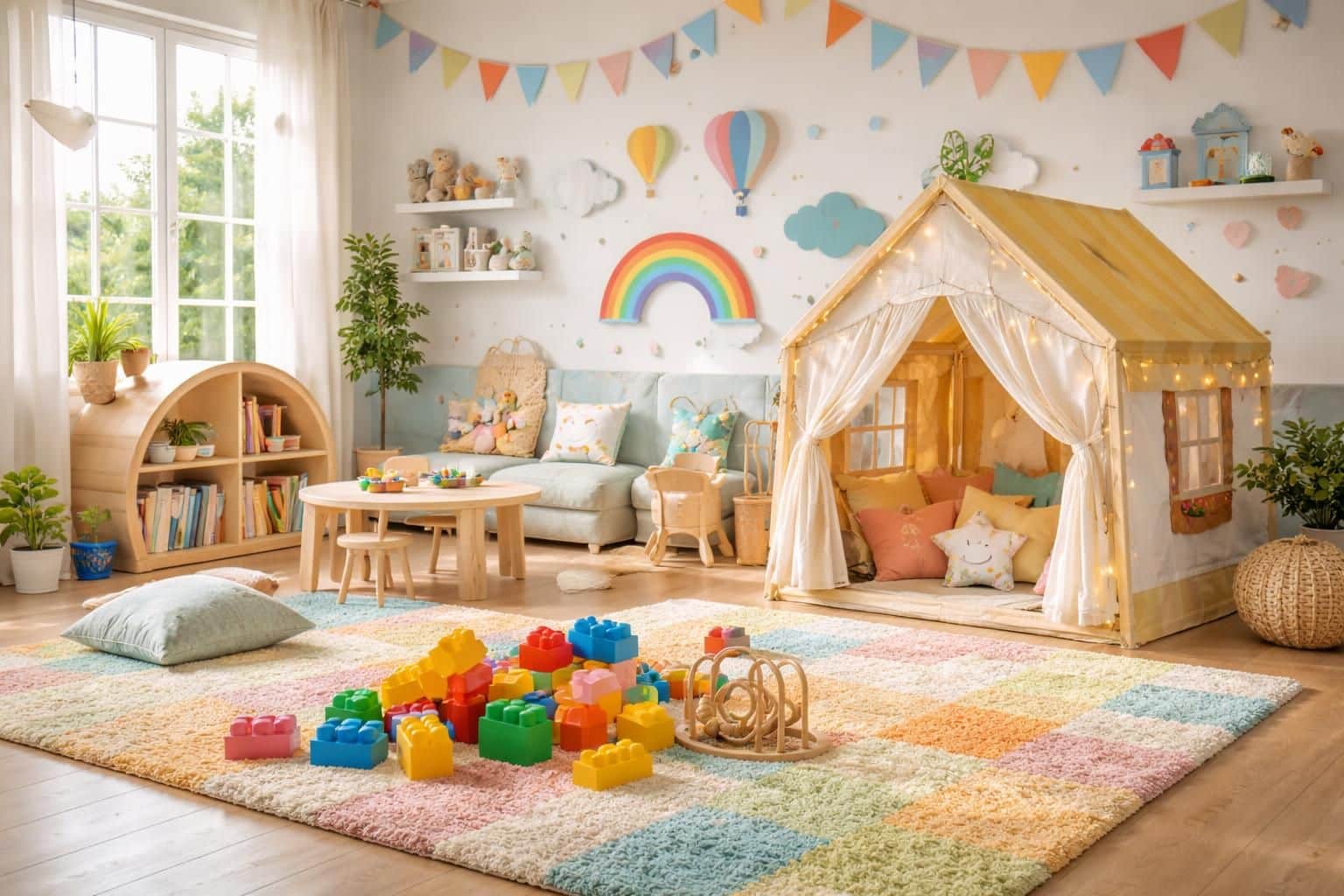 d&eacute;couvrez comment cr&eacute;er une aire de jeux int&eacute;rieure s&eacute;curis&eacute;e et ludique pour enfants, id&eacute;ale pour s'amuser toute l'ann&eacute;e &agrave; la maison.