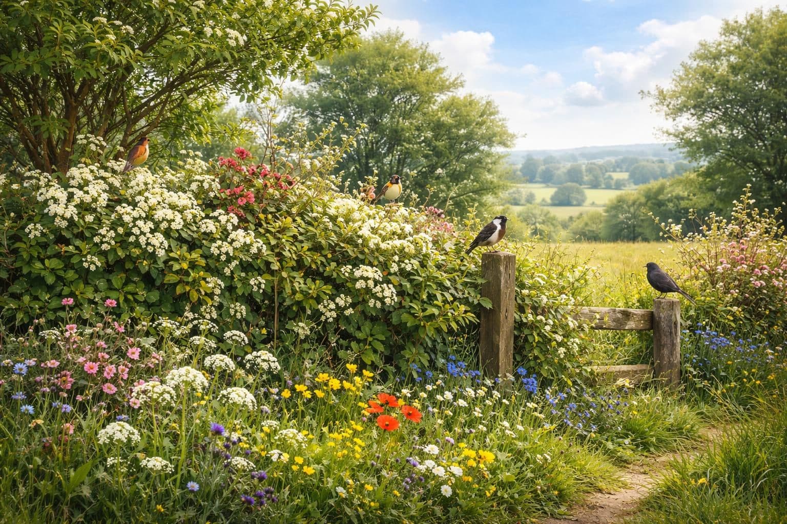 d&eacute;couvrez comment cr&eacute;er une haie champ&ecirc;tre favorisant la biodiversit&eacute;, un choix &eacute;cologique pour un jardin naturel et harmonieux.