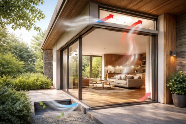 découvrez comment créer une ventilation naturelle haute/basse efficace pour améliorer le confort et la qualité de l'air dans votre espace, sans utiliser d'énergie.