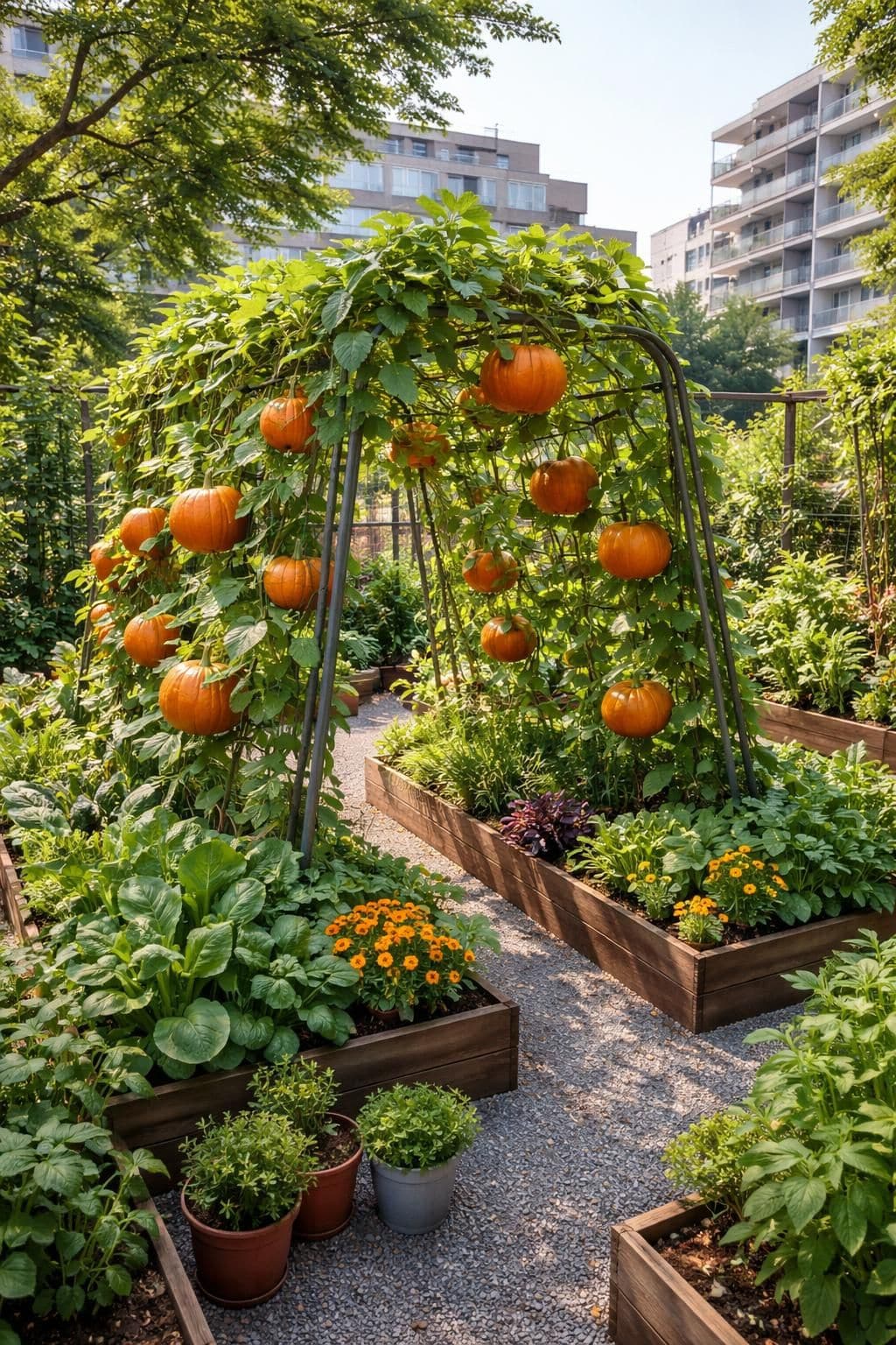 apprenez &agrave; cultiver des citrouilles en vertical pour optimiser l&rsquo;espace de votre jardin et obtenir une r&eacute;colte abondante et saine.
