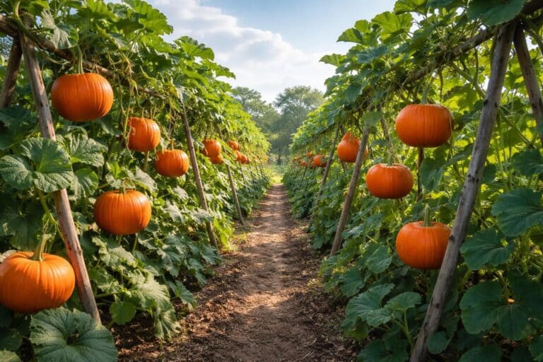 découvrez comment cultiver des citrouilles en vertical pour économiser de l'espace et obtenir une récolte abondante et saine dans votre jardin.