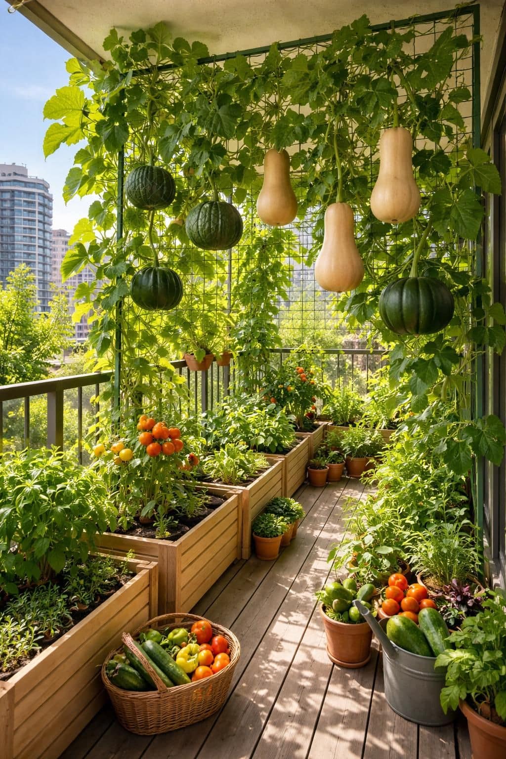 apprenez &agrave; cultiver des cucurbitac&eacute;es verticalement pour optimiser l'espace, am&eacute;liorer la croissance et faciliter la r&eacute;colte dans votre jardin.