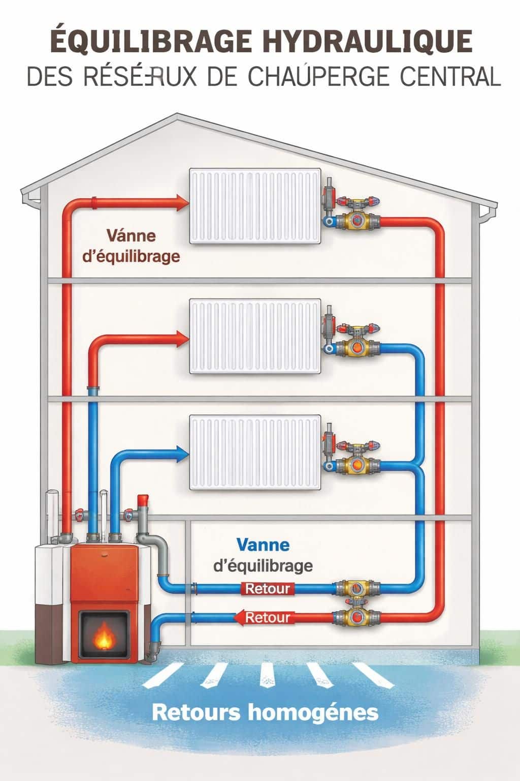 d&eacute;couvrez comment &eacute;quilibrer efficacement les r&eacute;seaux de chauffage central pour optimiser la distribution de chaleur, am&eacute;liorer le confort thermique et r&eacute;duire la consommation &eacute;nerg&eacute;tique.