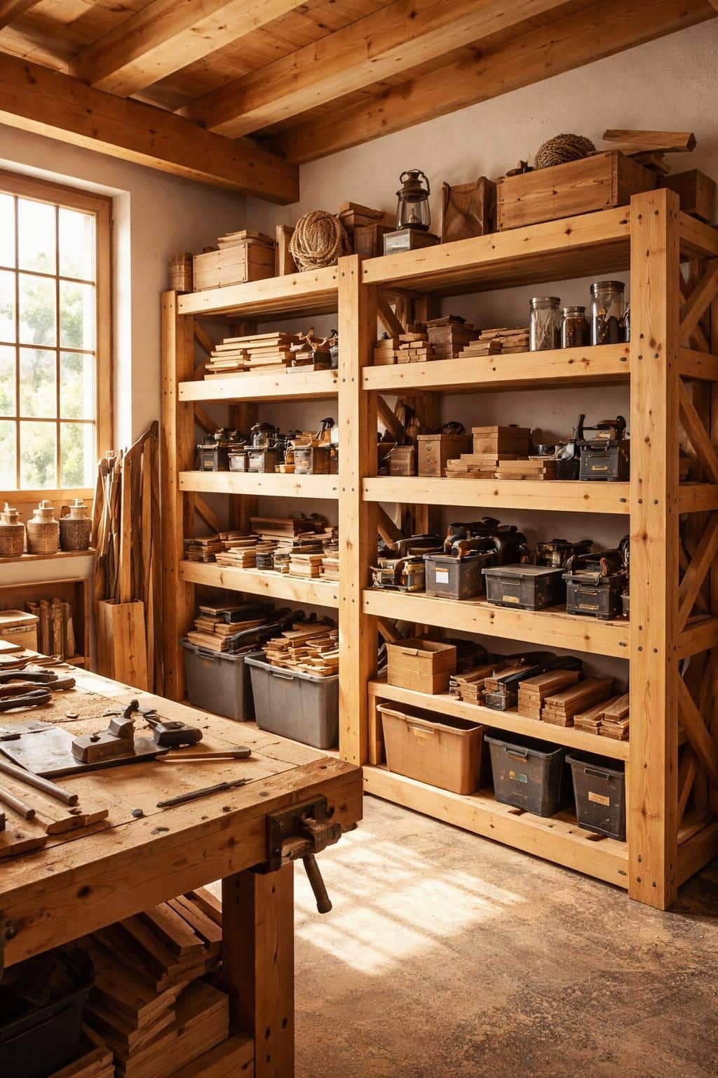 apprenez &agrave; fabriquer des rayonnages robustes en bois avec des instructions simples et des conseils pratiques pour un rangement durable et esth&eacute;tique.