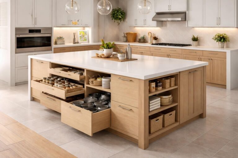 découvrez comment fabriquer un îlot central avec rangement intégré pour optimiser l'espace de votre cuisine tout en ajoutant style et praticité.