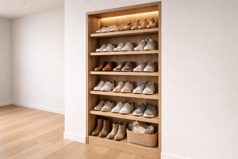 découvrez comment fabriquer un porte-chaussures encastré pratique et élégant pour optimiser votre espace de rangement facilement.