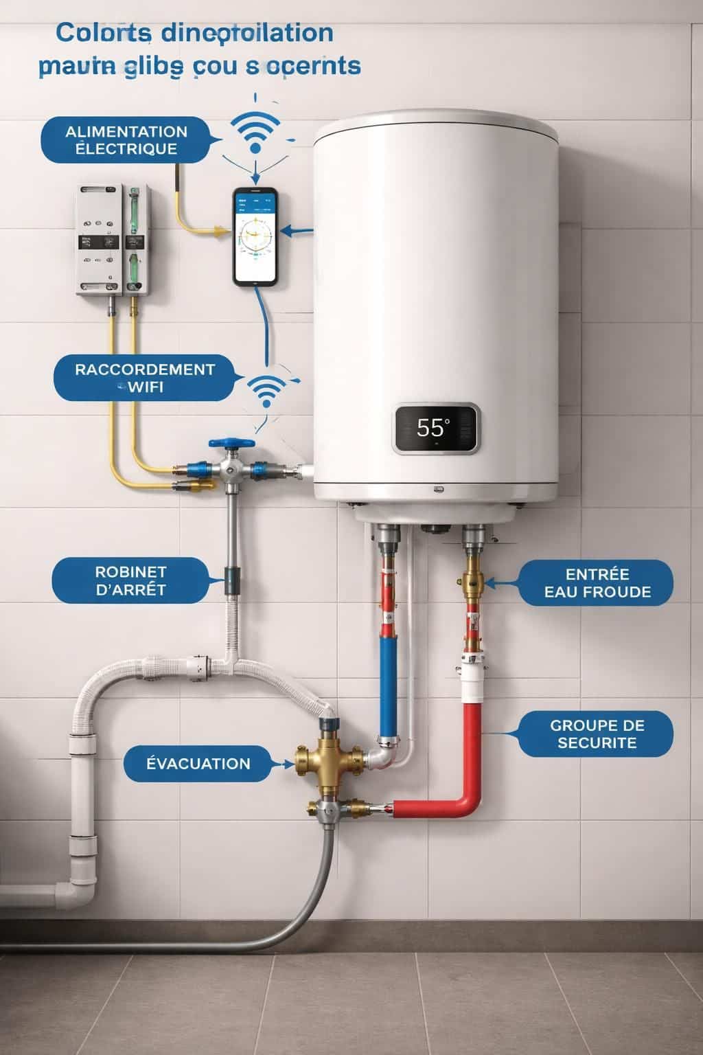 d&eacute;couvrez comment installer un chauffe-eau connect&eacute; facilement pour profiter d'une gestion intelligente de votre eau chaude et r&eacute;aliser des &eacute;conomies d'&eacute;nergie.