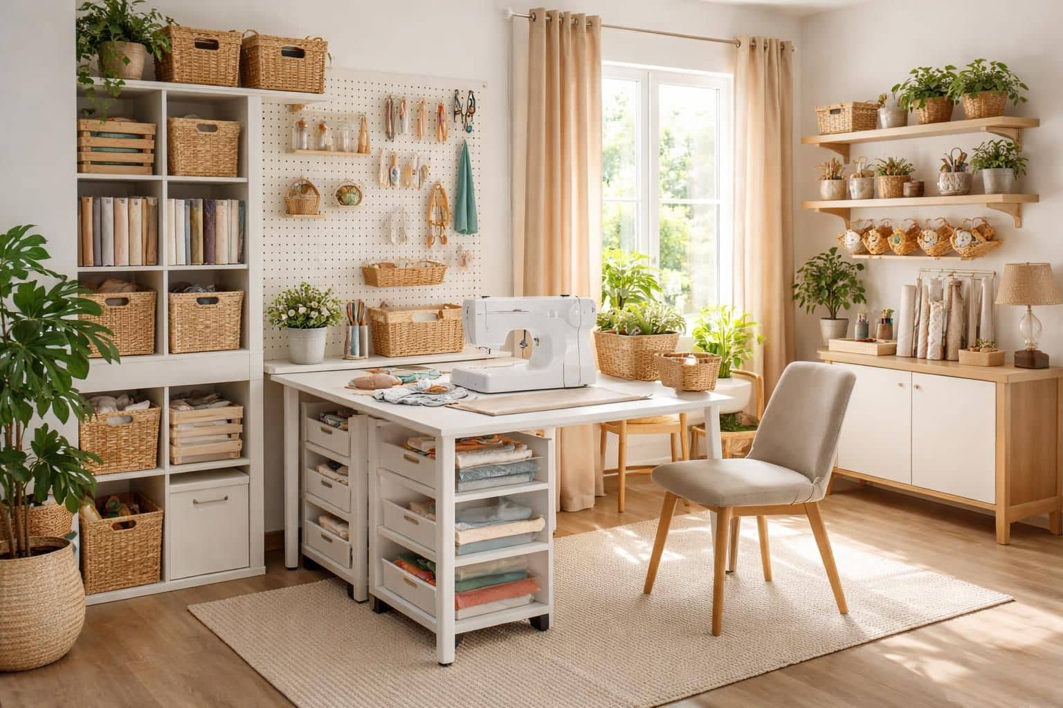 d&eacute;couvrez comment am&eacute;nager un coin couture pratique et esth&eacute;tique dans votre salon pour allier d&eacute;coration et cr&eacute;ativit&eacute;.