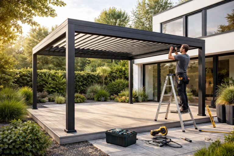 découvrez comment installer une pergola avec des brise-soleil orientables (bso) intégrés pour profiter d'un espace extérieur modulable et confortable toute l'année.