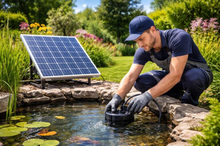 découvrez comment installer une pompe solaire pour bassin facilement et efficacement afin d'assurer une circulation d'eau écologique et économique dans votre jardin.