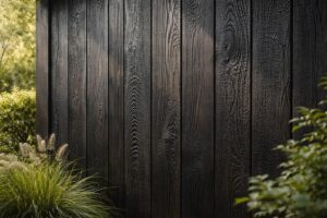 découvrez comment intégrer le bois brûlé (shou sugi ban) dans vos projets d'aménagement pour une esthétique unique, durable et naturelle.