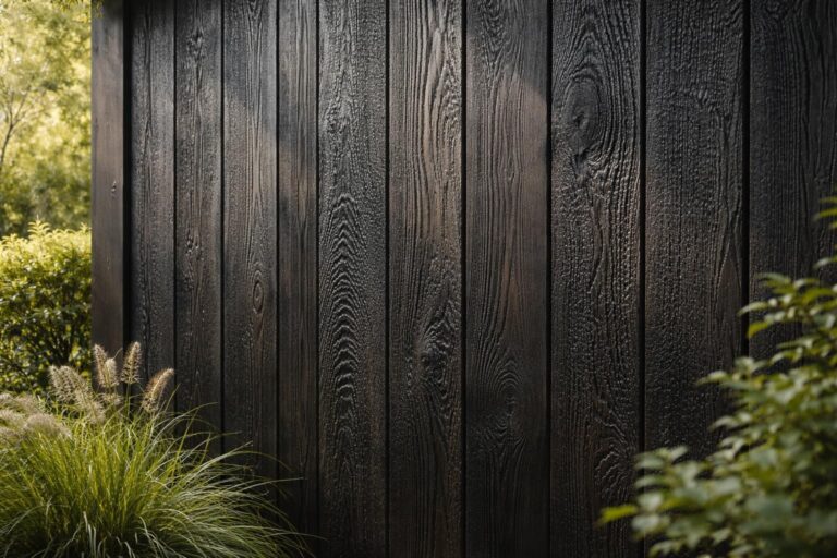 découvrez comment intégrer le bois brûlé (shou sugi ban) dans vos projets d'aménagement pour une esthétique unique, durable et naturelle.