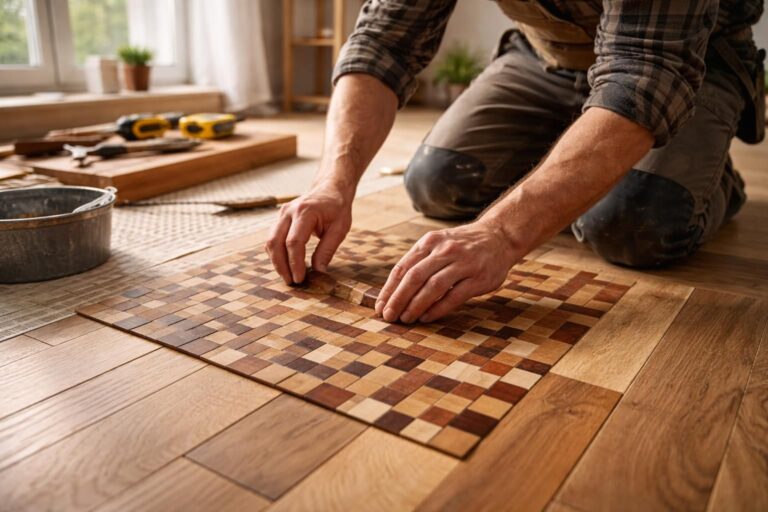 découvrez comment poser un parquet mosaïque avec notre guide complet, des matériaux aux techniques pour un résultat esthétique et durable.