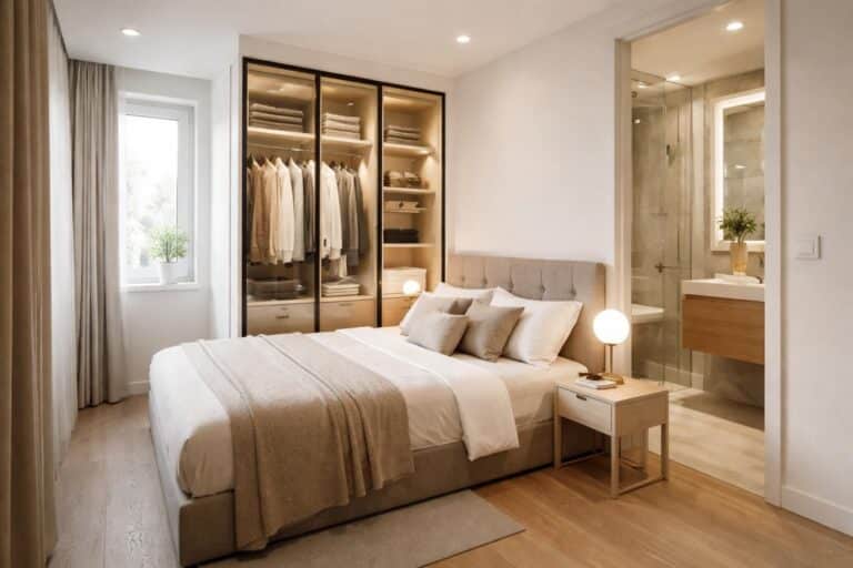 découvrez comment transformer une chambre de 9m² en une suite élégante et fonctionnelle, en optimisant l'espace pour un confort maximal et un design raffiné.