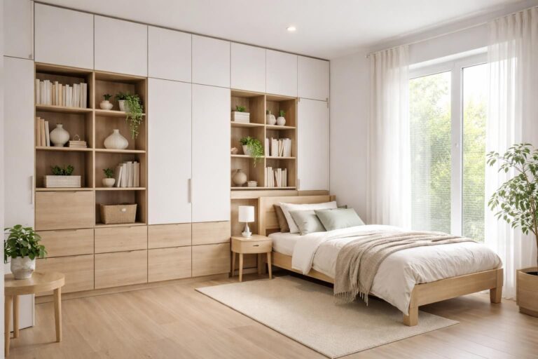 découvrez comment aménager une chambre avec rangement vertical pour optimiser l'espace et garder un intérieur organisé et fonctionnel.