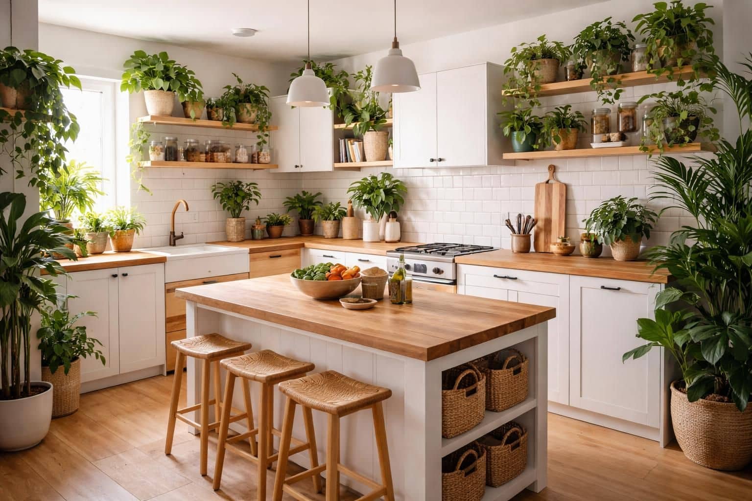 d&eacute;couvrez comment am&eacute;nager une cuisine v&eacute;g&eacute;tale fonctionnelle et esth&eacute;tique pour adopter un mode de vie sain et durable.
