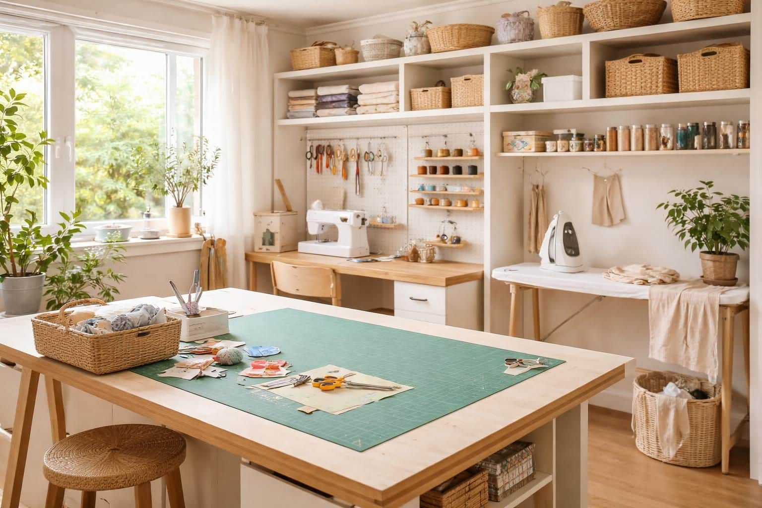 d&eacute;couvrez comment cr&eacute;er un coin travail atelier fonctionnel et inspirant chez vous, avec des astuces d'am&eacute;nagement et de rangement adapt&eacute;s &agrave; vos besoins.